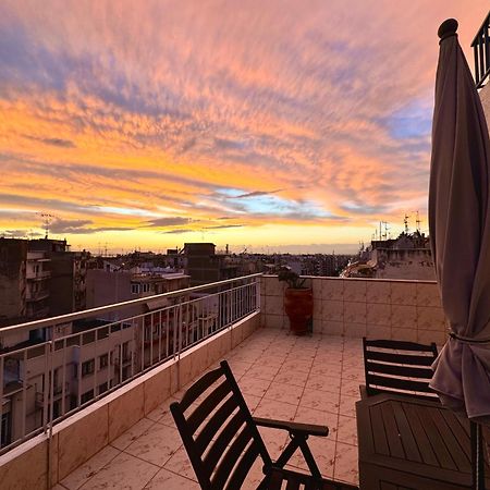 شقة Horizon /Downtown Penthouse W/ Massive Terrace سالونيك المظهر الخارجي الصورة