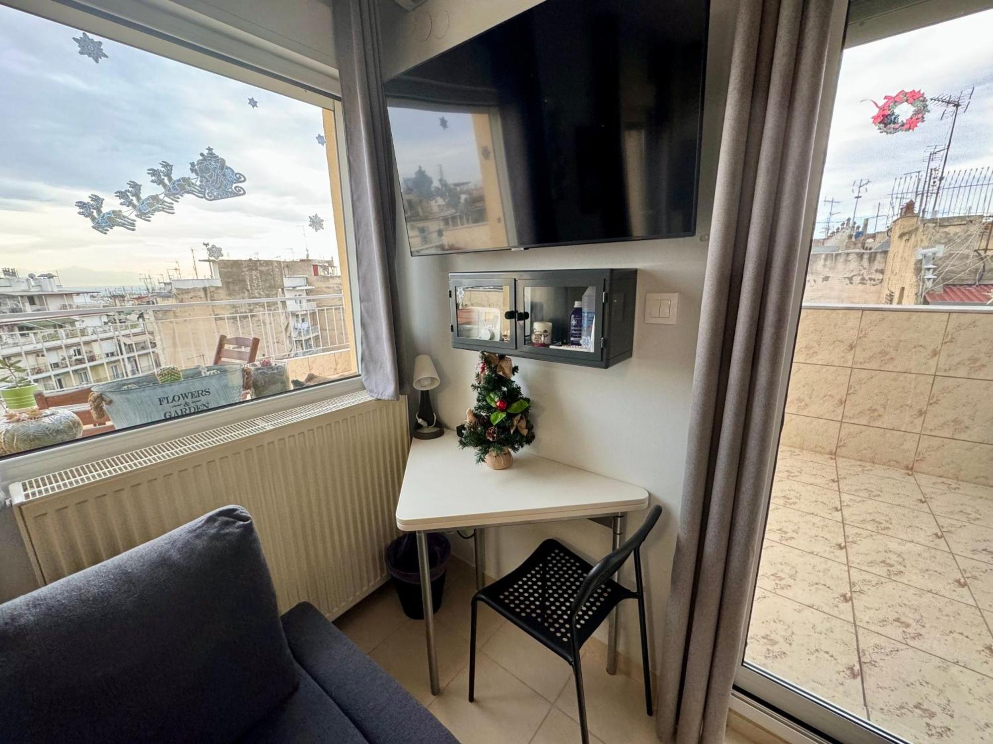 شقة Horizon /Downtown Penthouse W/ Massive Terrace سالونيك المظهر الخارجي الصورة